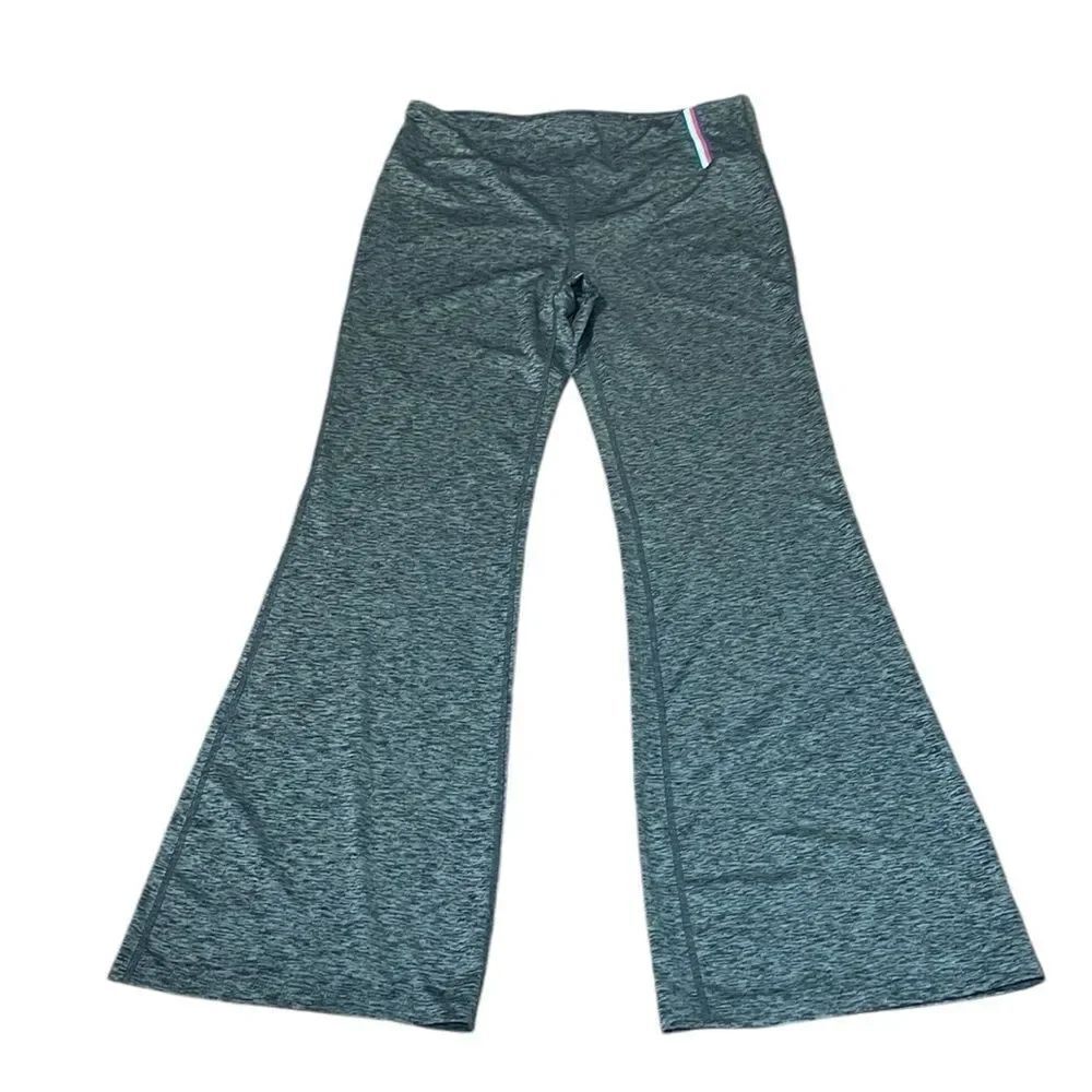 Tommy Hilfiger Sport Flare Leggings, Yoga, black heather, signature stripe, XL